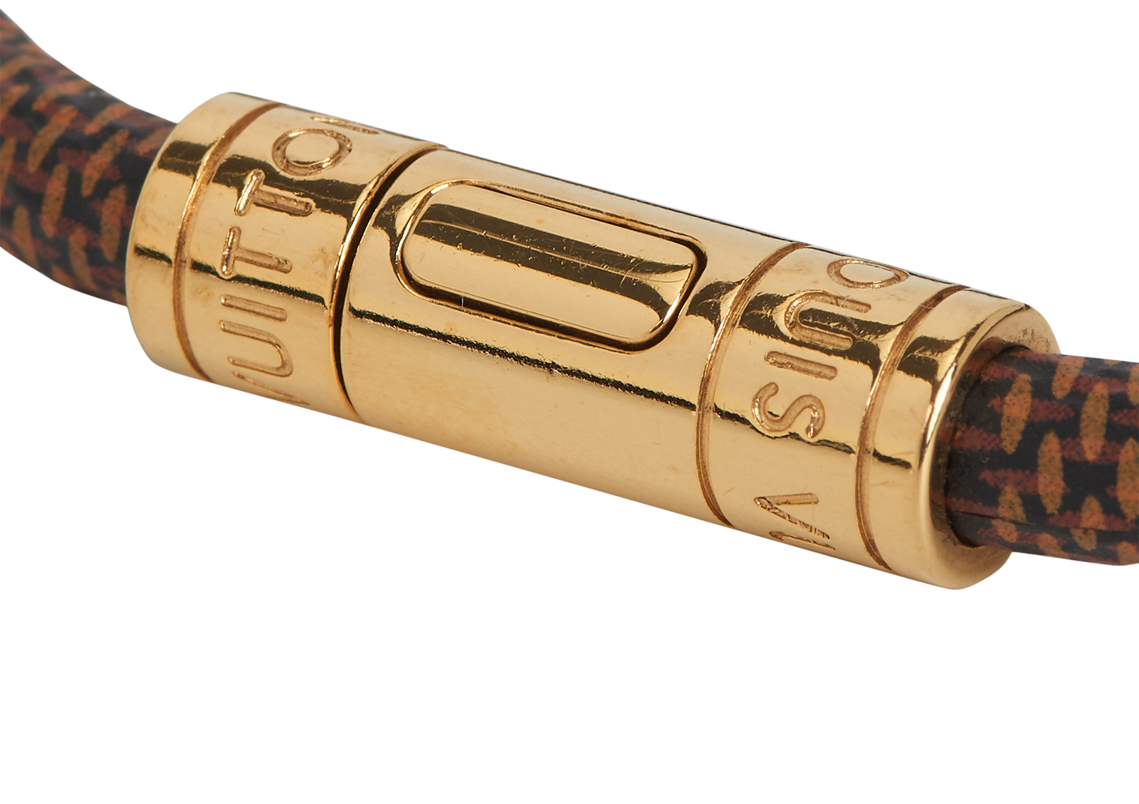 Louis Vuitton Keep It Bracelet, &pound;120, Jewellery, Brown, Canvas, Other view