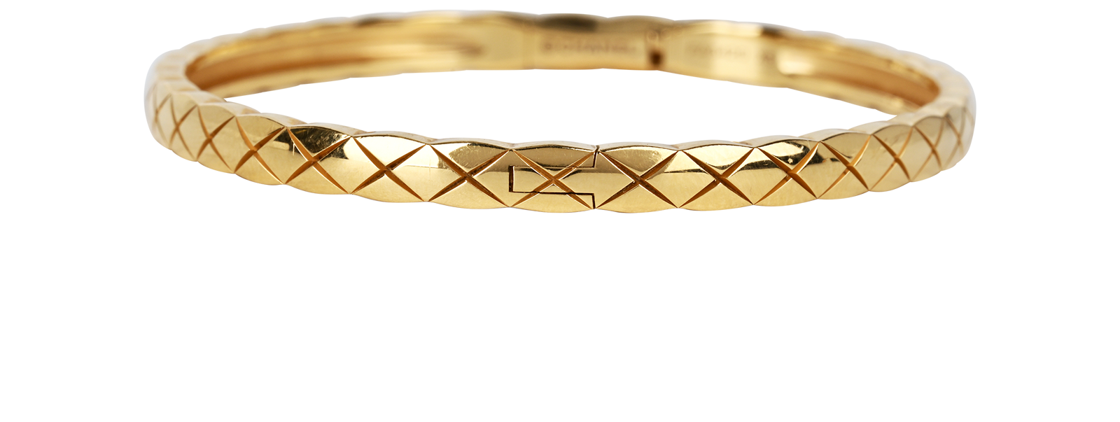 Chanel Coco Crush Mini Bangle, &pound;2,500, Jewellery, Gold, Yellow Gold, Back view