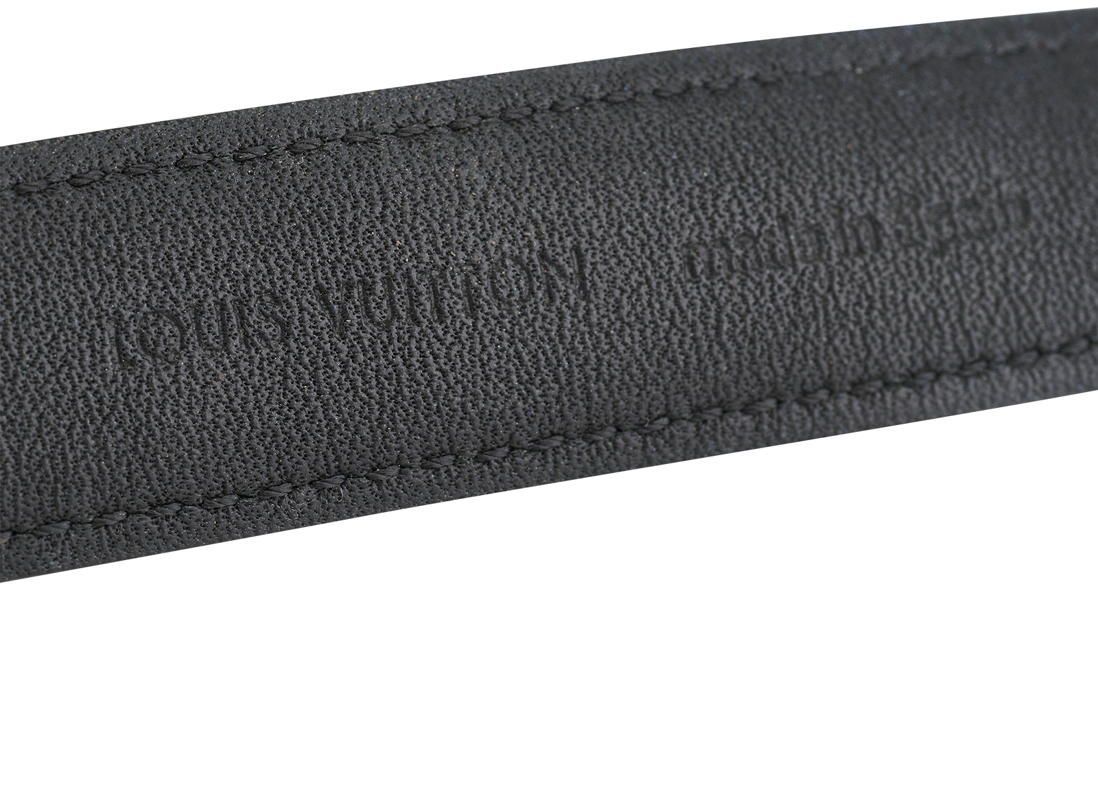 Louis Vuitton Slim Bracelet, &pound;120, Jewellery, Black, Canvas, Other view