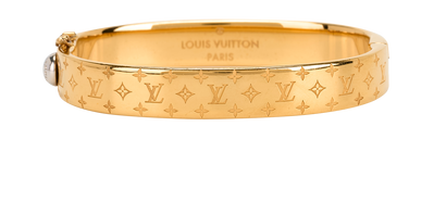 Louis Vuitton Monogram Bracelet, &pound;295, Jewellery, Gold, Brass, Front view