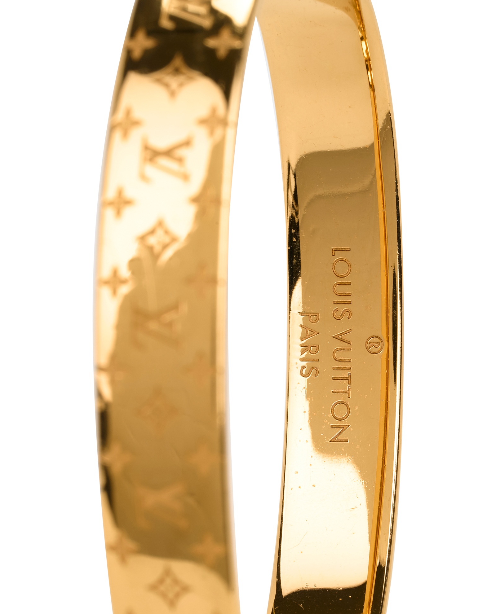 Louis Vuitton Monogram Bracelet, &pound;295, Jewellery, Gold, Brass, Other view