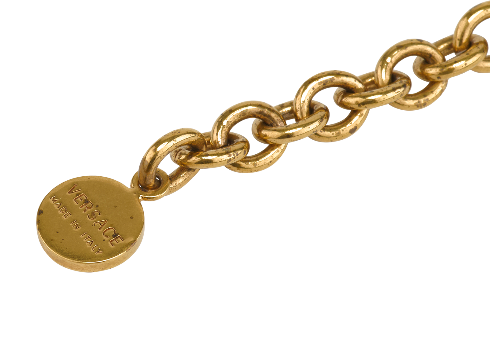 Versace Medusa Bracelet, &pound;150, Jewellery, Gold, Yellow Gold, Other view