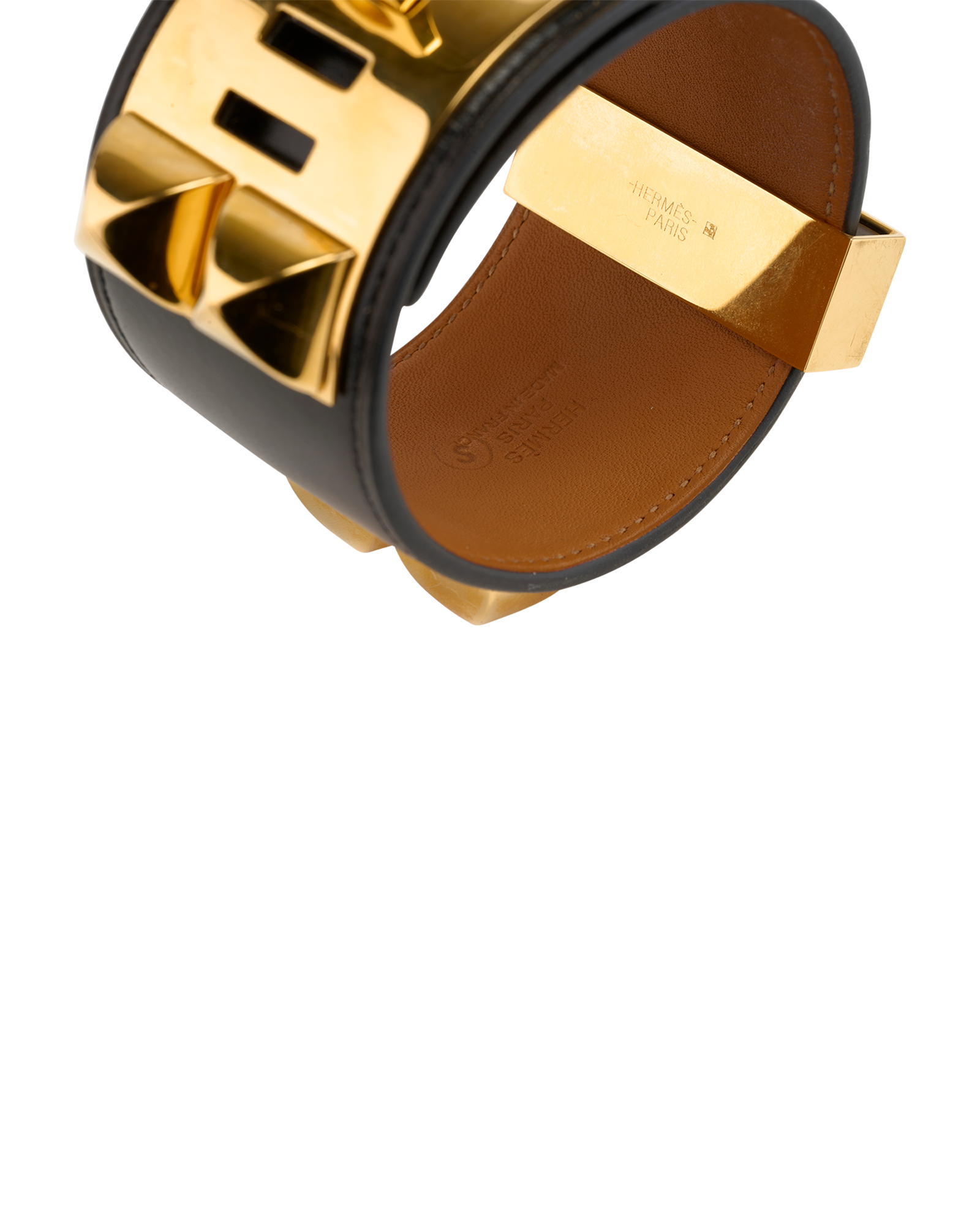 Hermes Collier De Chien Bracelet, &pound;350, Jewellery, Black, Leather, Other view