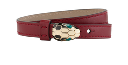 Bulgari Serpenti Forever Bracelet, Leather, Red, MII, 2*