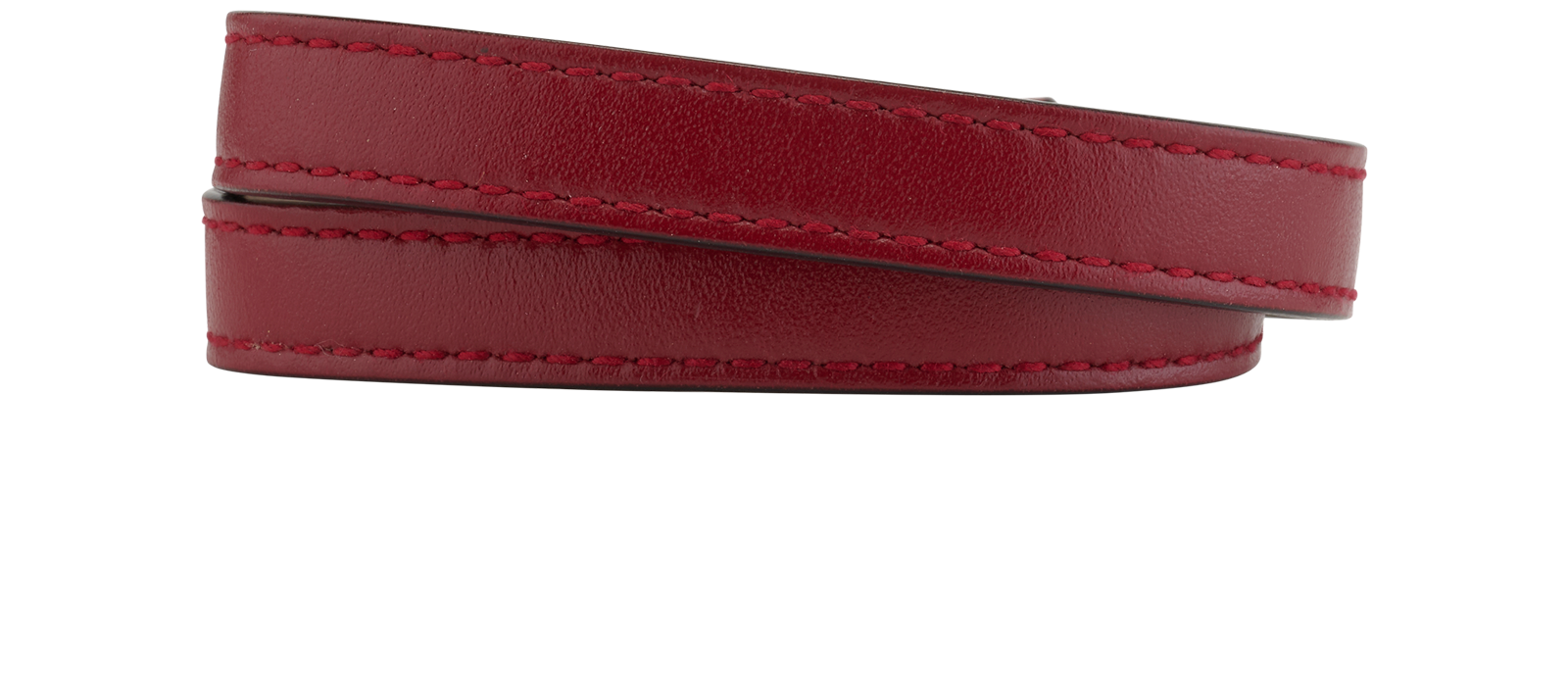 Bulgari Serpenti Forever Bracelet, &pound;275, Jewellery, Red, Leather, Back view