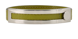 Hermes Pousse Pousse Bracelet, Chevre Mysore, Vert Anis, [E] (2001), 2*