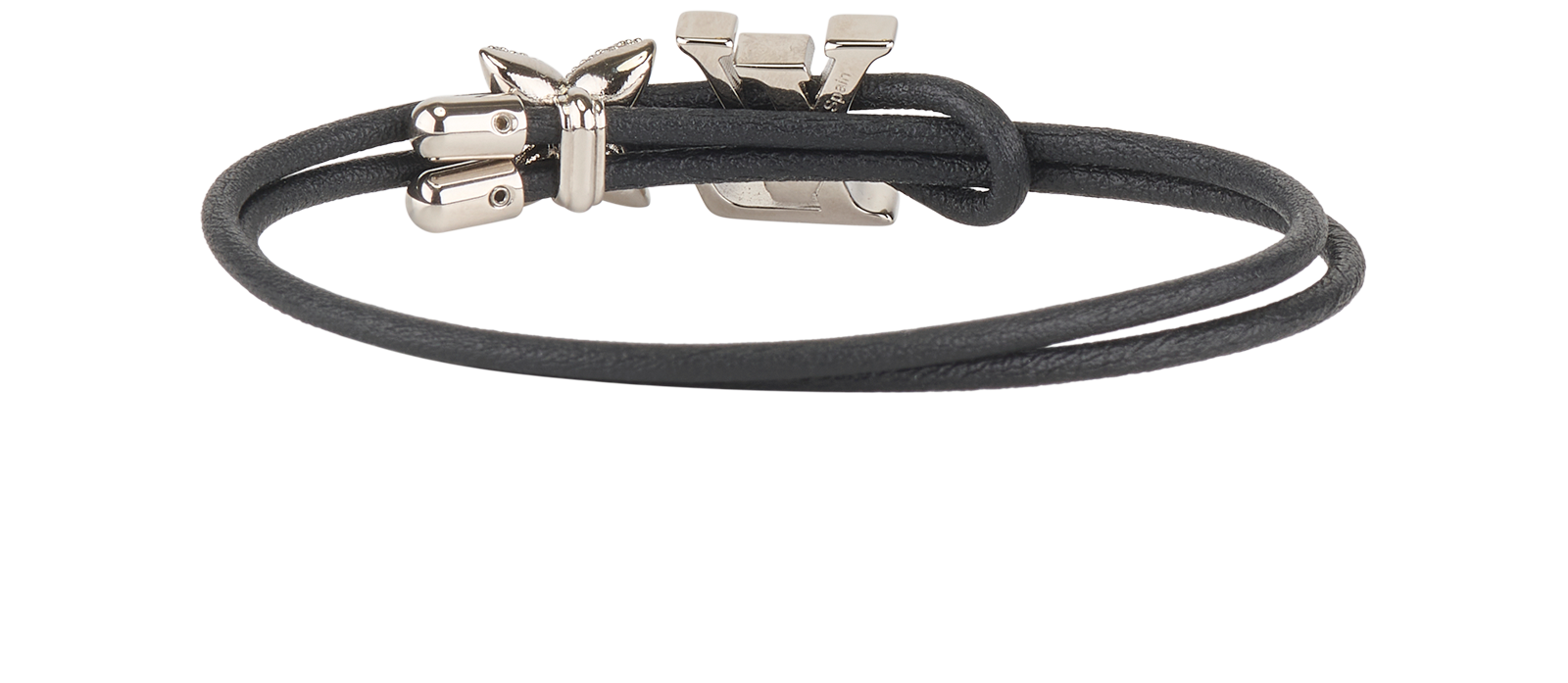 Louis Vuitton Bloom Strass Bracelet, &pound;275, Jewellery, Black, Fabric, Back view