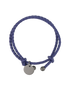 Bottega Veneta Braided Bracelet, &pound;150, Jewellery, Purple, Leather, Back view