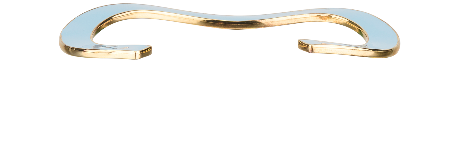 Bottega Veneta Cuff Bangle, &pound;220, Jewellery, Blue/Green, Enamel Coated Ceramic/Sterling Silver, Other view