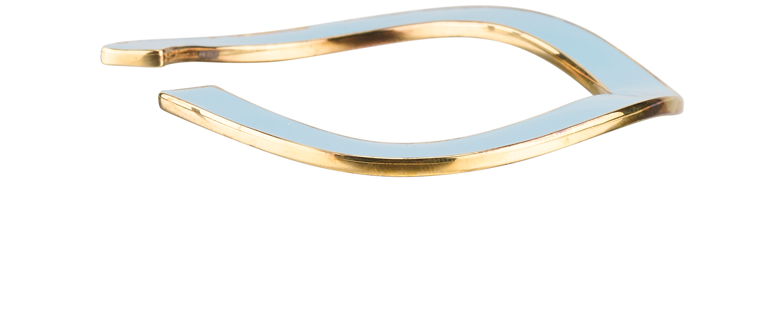 Bottega Veneta Cuff Bangle, &pound;220, Jewellery, Blue/Green, Enamel Coated Ceramic/Sterling Silver, Other view