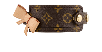 Louis Vuitton Bow Address Bracelet, &pound;150, Jewellery, Brown, Canvas, Front view