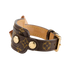 Louis Vuitton Bow Address Bracelet, &pound;150, Jewellery, Brown, Canvas, Bottom view