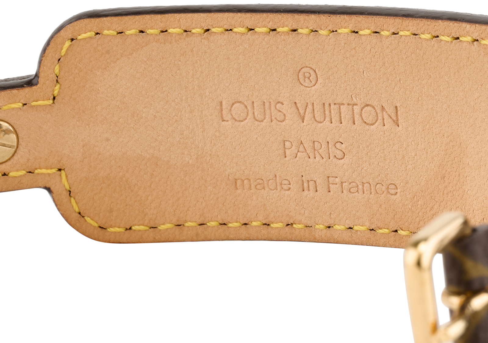 Louis Vuitton Bow Address Bracelet, &pound;150, Jewellery, Brown, Canvas, Other view