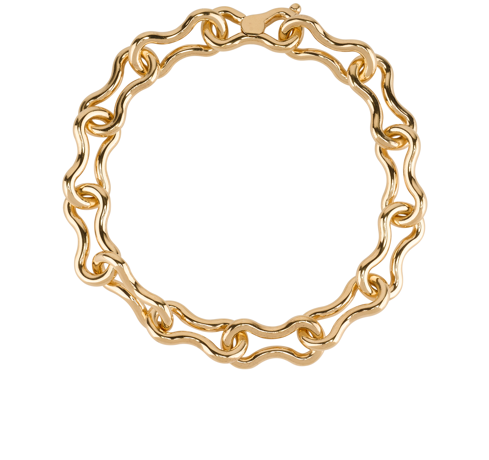 Bottega Veneta Small Nest Chain Bracelet, &pound;220, Jewellery, Gold, Silver, Back view