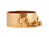 Louis Vuitton Lock Me Manchette Chain Cuff, £350, Jewellery, Gold, Brass, Side view