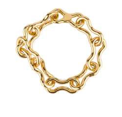 Bottega Veneta Nest Chain Bracelet, Silver925/Gold Plated, DB/B, 3*