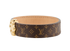 Louis Vuitton Nano Monogram Bracelet, &pound;150, Jewellery, Brown, Canvas, Bottom view