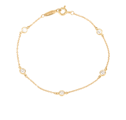Tffany & Co Diamond By The Yard Bracelet, &pound;1,600, Jewellery, Gold, Yellow Gold, Front view