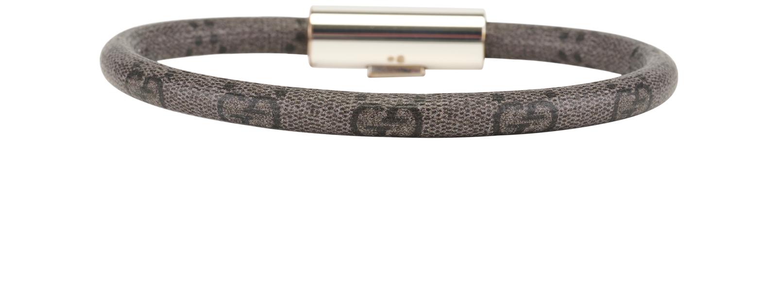 Gucci GG Bracelet, &pound;140, Jewellery, Black, Canvas, Back view