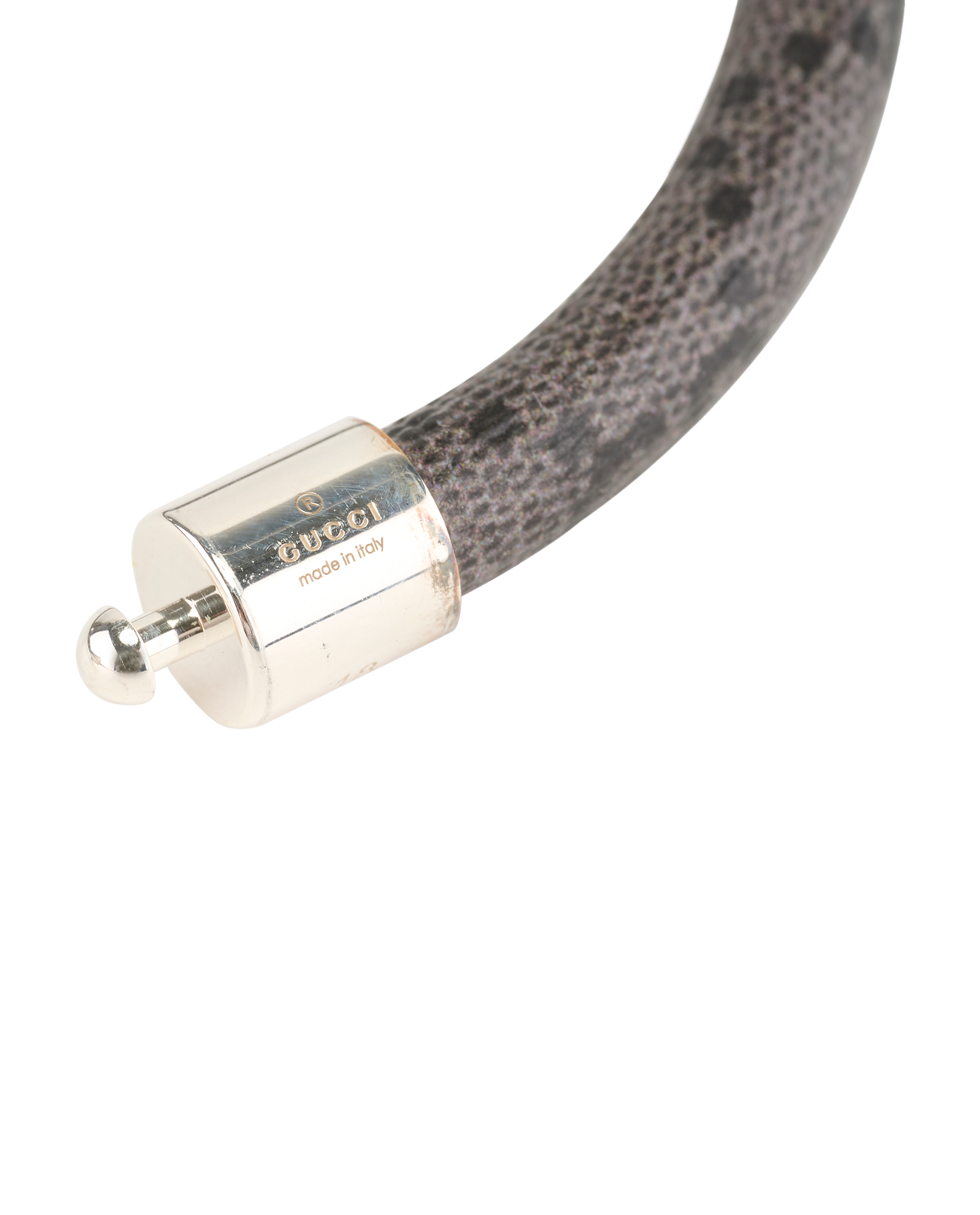 Gucci GG Bracelet, &pound;140, Jewellery, Black, Canvas, Other view