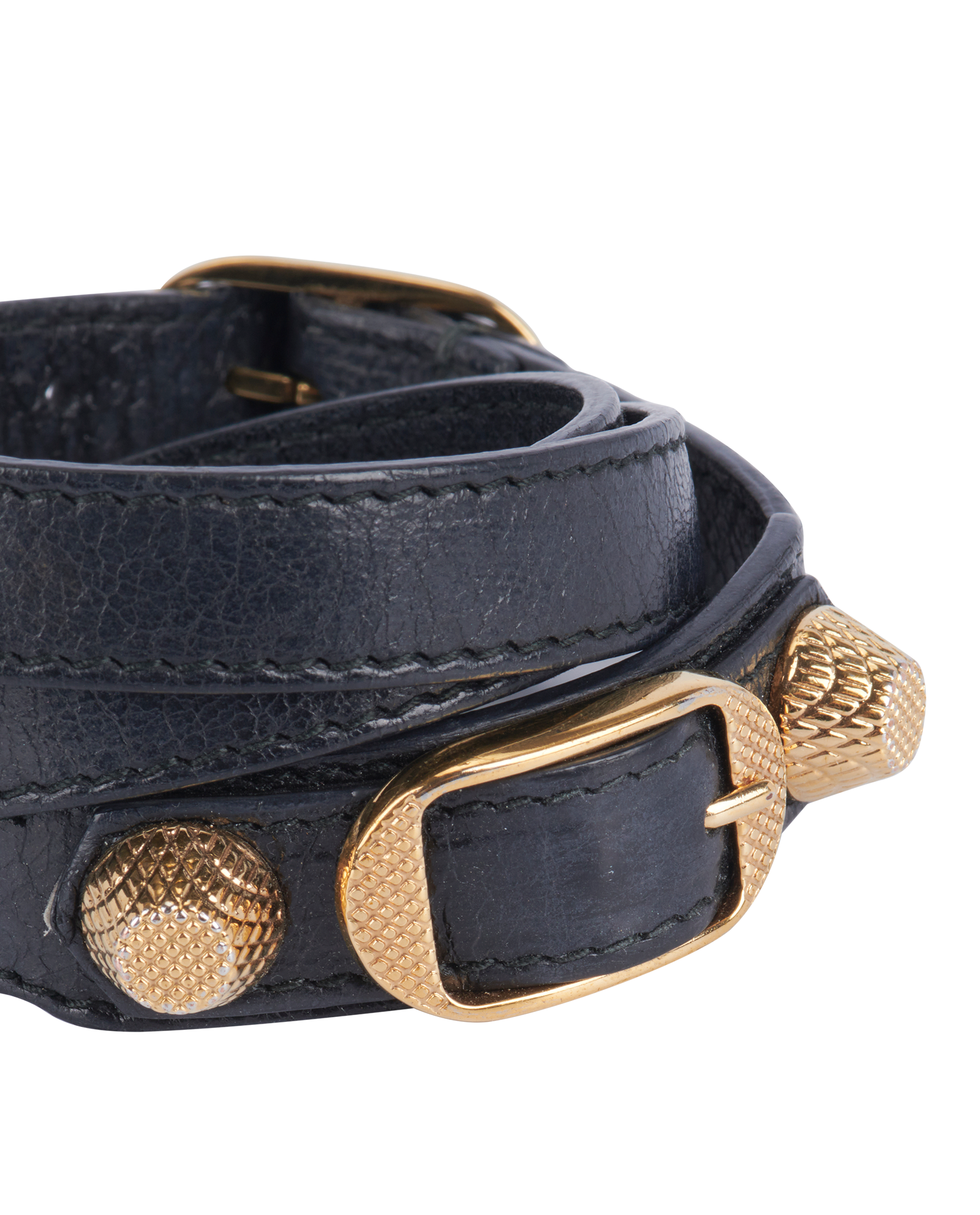 アクセサリー Balenciaga triple leather bracelets Balenciaga Grommet Triple Wrap Leather Bracelet Studded Red