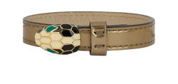 Bulgari Serpenti Bracelet, Leather, Bronze, LO.N17.39887, B, 3*