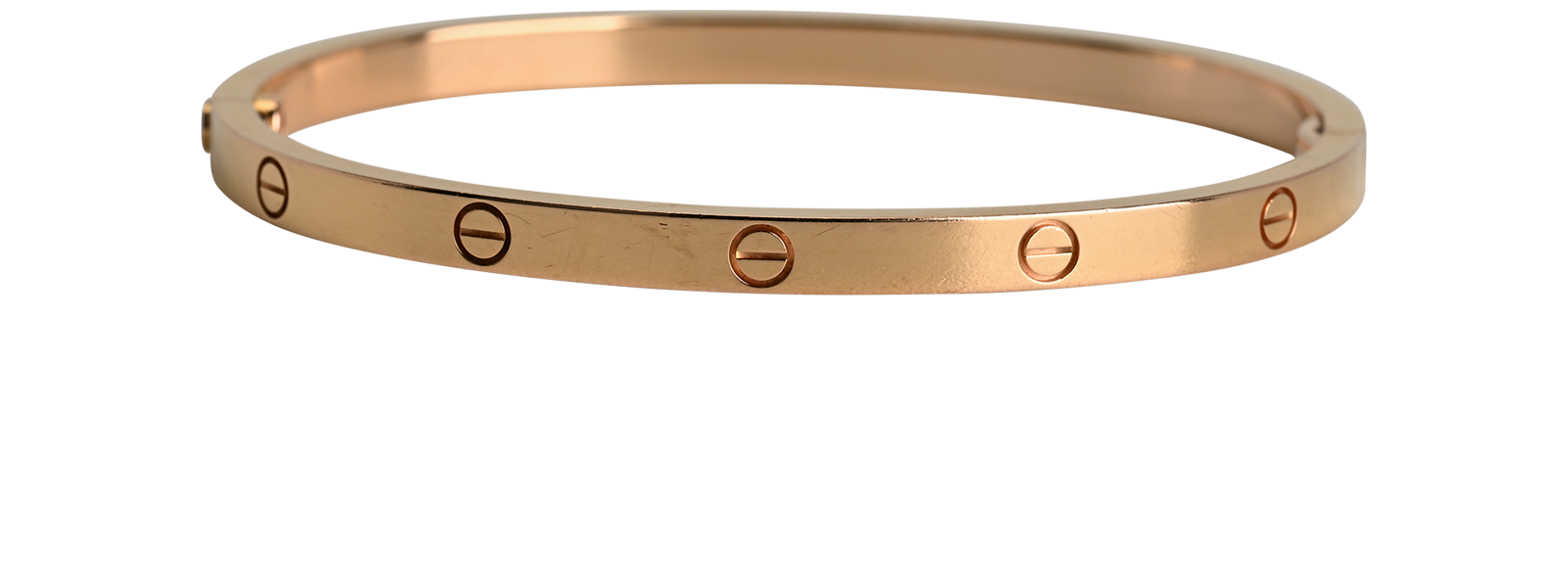 Cartier Love Bangle Small, &pound;3,400, Jewellery, Rose Gold, Rose Gold, Back view