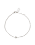 Cartier D'Amour Small Model Bracelet, &pound;695, Jewellery, Silver, White Gold, Front view