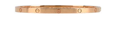 Cartier Small Love Bracelet, £3,900, Jewellery, Rose Gold, Rose Gold, Front view