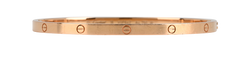 Cartier Small Love Bracelet, 18k Rose Gold, VGP642, B/S, 3*