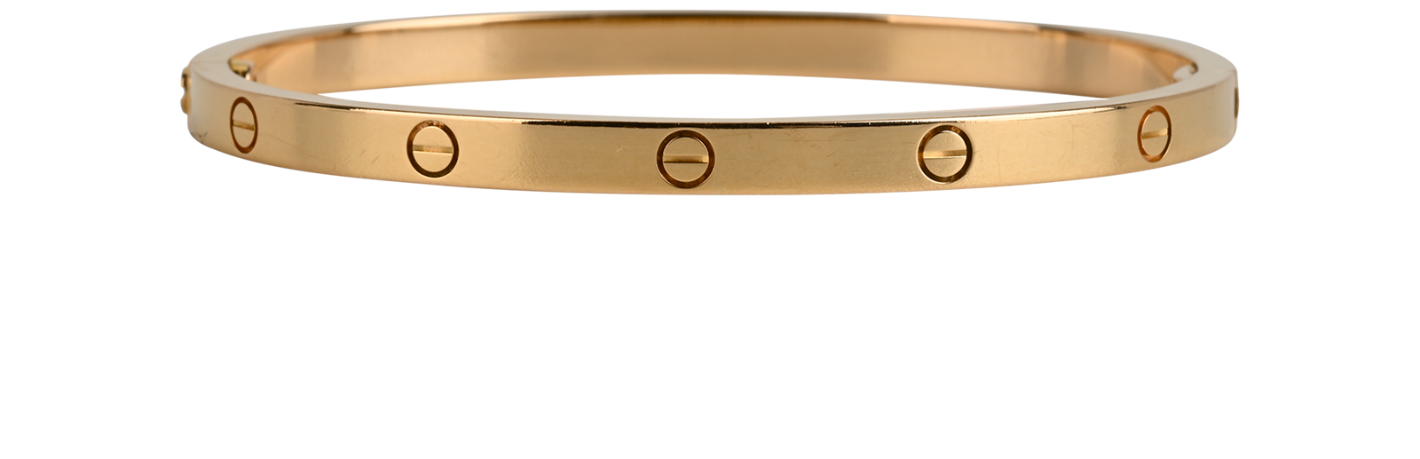Cartier Love Bangle Small, &pound;3,400, Jewellery, Rose Gold, Rose Gold, Back view