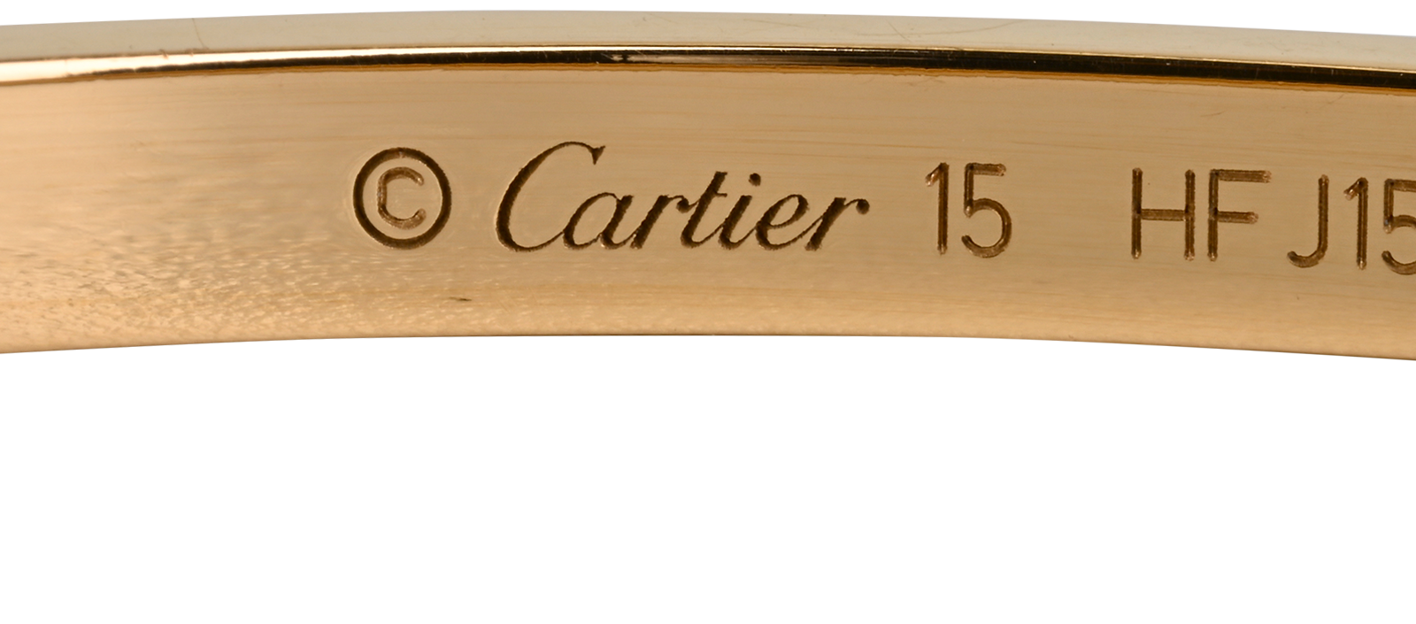 Cartier Love Bangle Small, &pound;3,400, Jewellery, Rose Gold, Rose Gold, Other view