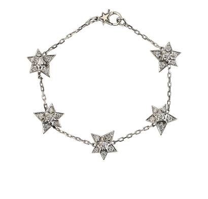 Chanel Comete Geode Bracelet, &pound;3,900, Jewellery, Silver, White Gold, Front view