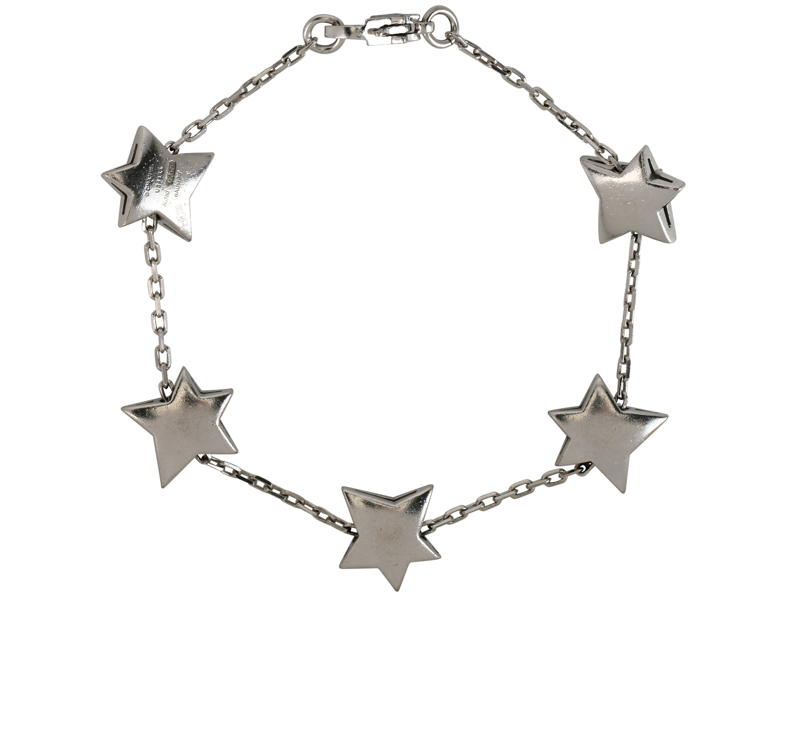 Chanel Comete Geode Bracelet, &pound;3,900, Jewellery, Silver, White Gold, Back view