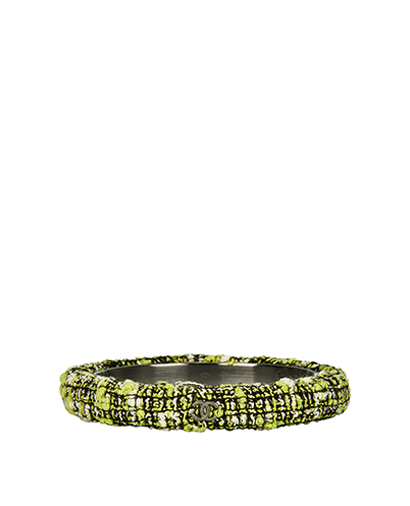 Chanel Tweed CC Bangle B13/A, front view