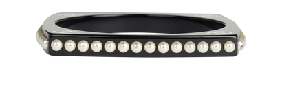 Chanel 15P Embellished Bangle, front view