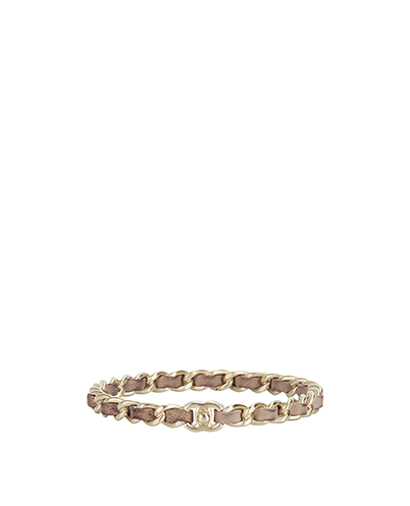 Chanel Chain Link CC Turnlock Bangle, front view