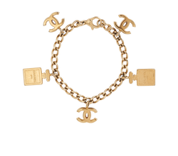 Chanel 02A CC Logo & Chanel No.5 Charm Bracelet