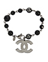 Chanel CC Metallic Beaded Bracelet, back view