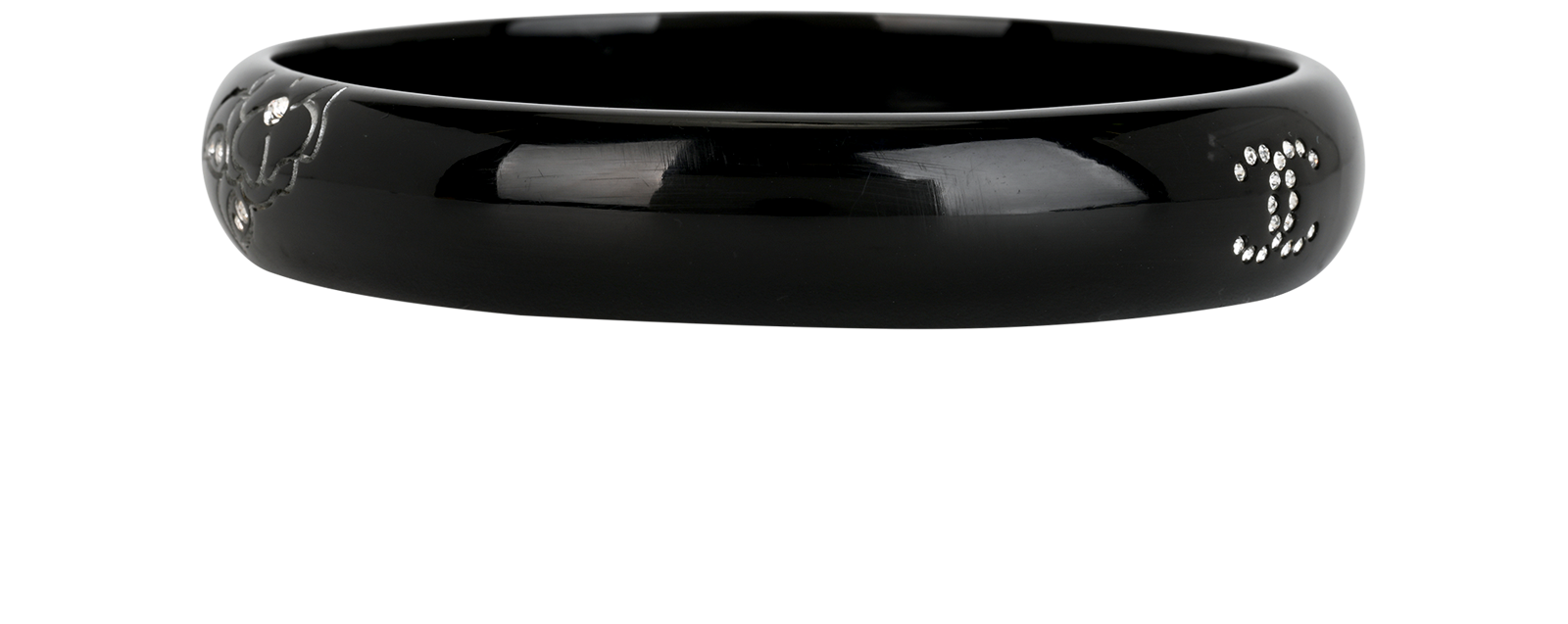 Chanel 09A CC Flower Bangle, &pound;395, Bottom view