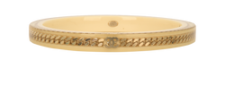 Chanel CC Resin Chain Bangle, Cream/ Gold, DB, 3*