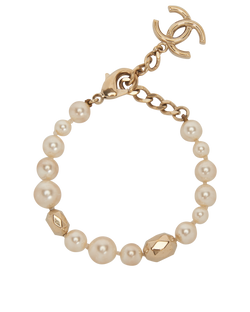 Chanel CC Faux Pearl Bracelet