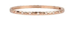 Chanel Coco Crush Mini Bracelet,Diamond/14K RG, EL3427, Sz S, B/DB/RCT, 3*