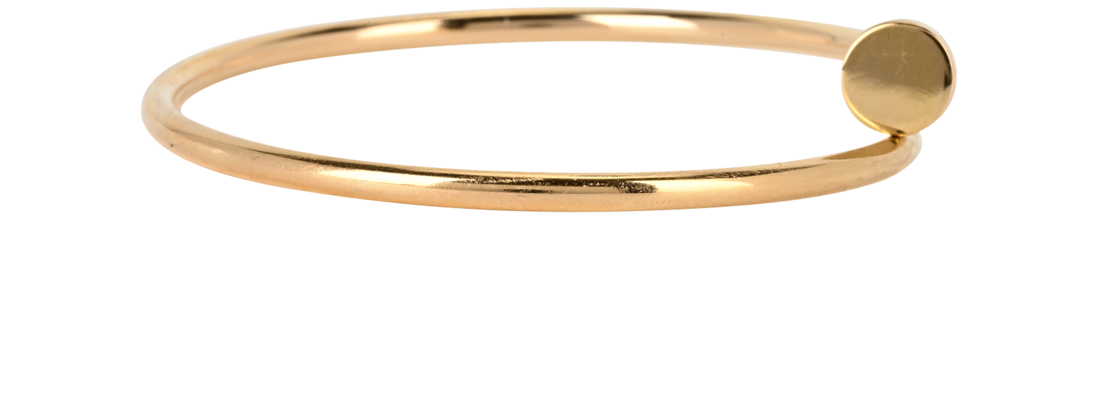 Cartier Small Juste Un Clou Bracelet, &pound;2,200, Jewellery, Rose Gold, Rose Gold, Side view