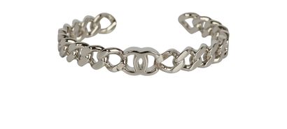 Chanel CC Fall 2021 Chain Bangle, front view