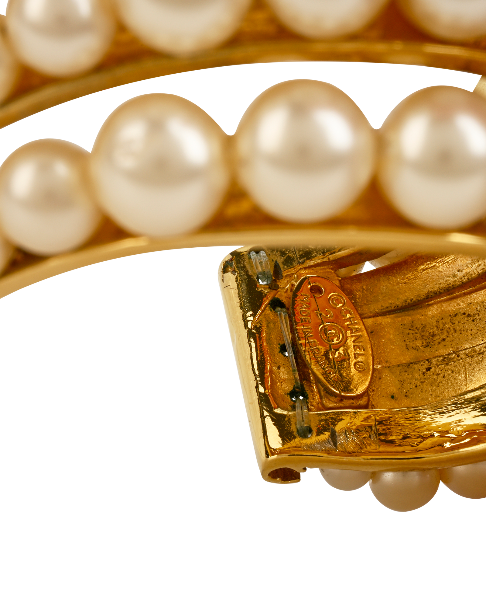 Chanel 1984 Pearl Cuff, &pound;1,300, Jewellery, Gold, Brass, Other view