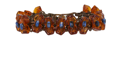 Chanel Vintage Bracelet, &pound;410, Jewellery, Brown, Brass, Front view