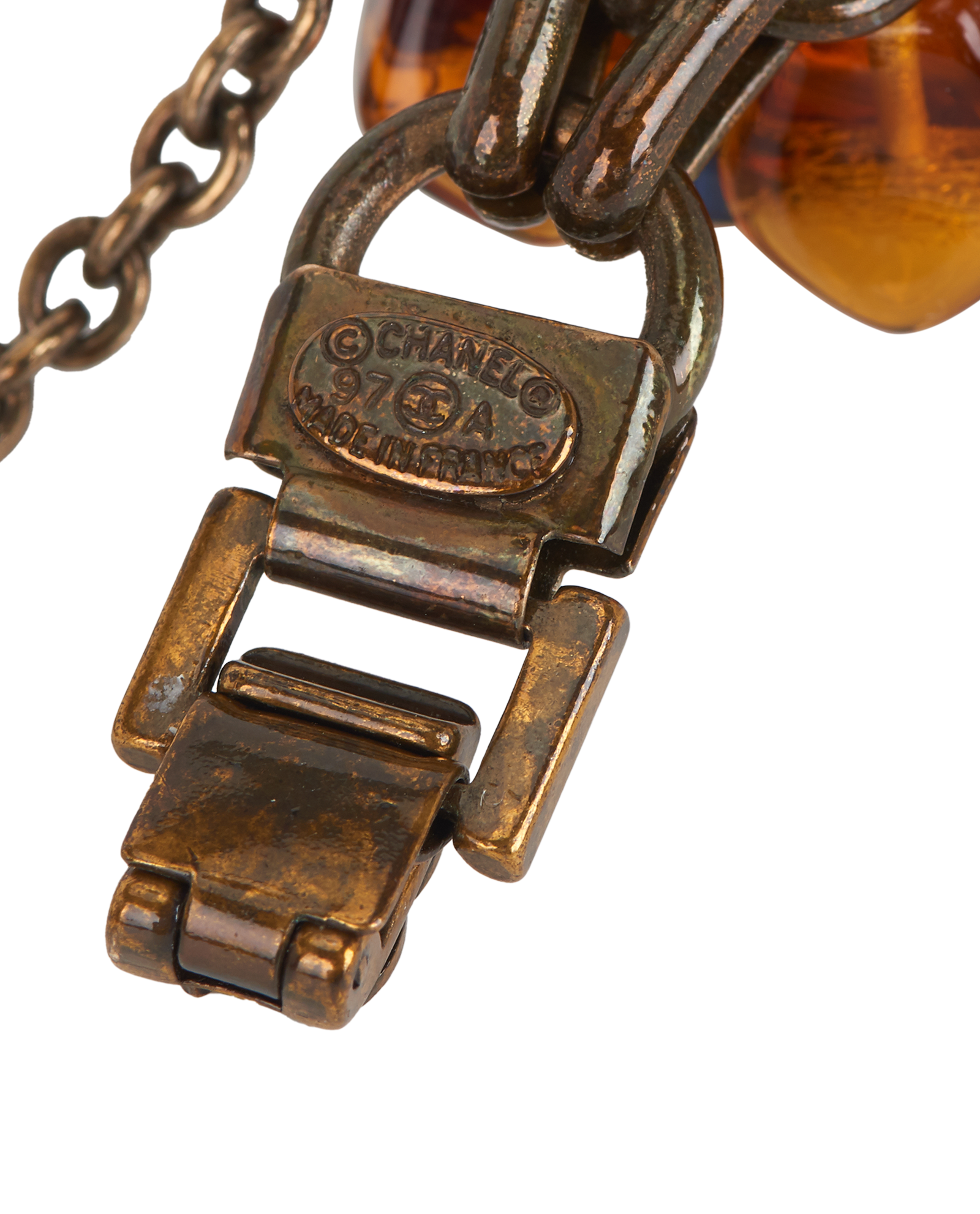 Chanel Vintage Bracelet, &pound;410, Jewellery, Brown, Brass, Other view