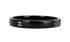 Chanel 09A CC Cross Bangle, &pound;395, Jewellery, Black/Gold, Resin, Side view