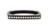 Chanel 15P CC Pearl Edge Square Bangle, £450, Jewellery, Black, Acetate, Back view